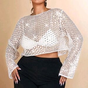 Crop top sequin